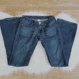 True Religion Womens Tony Flare Jean